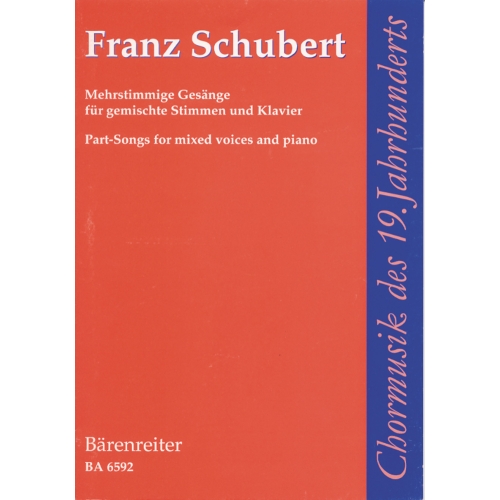 Schubert F. - Part Songs...