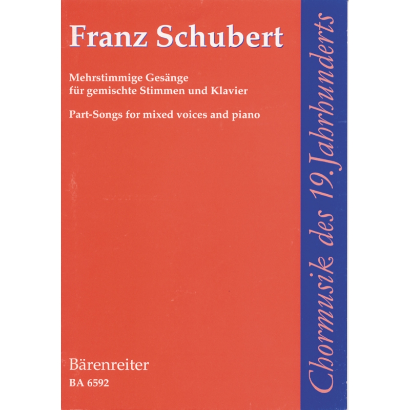 Schubert F. - Part Songs (G) (Urtext).