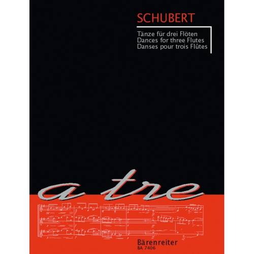 Schubert F. - Dances (3) arranged for 3 Flutes.