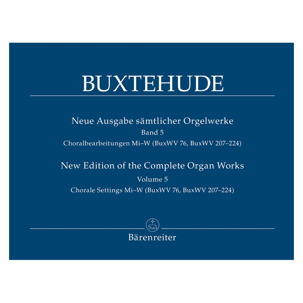 Buxtehude D. - Organ Works, Vol. 5 (complete) (new edition).