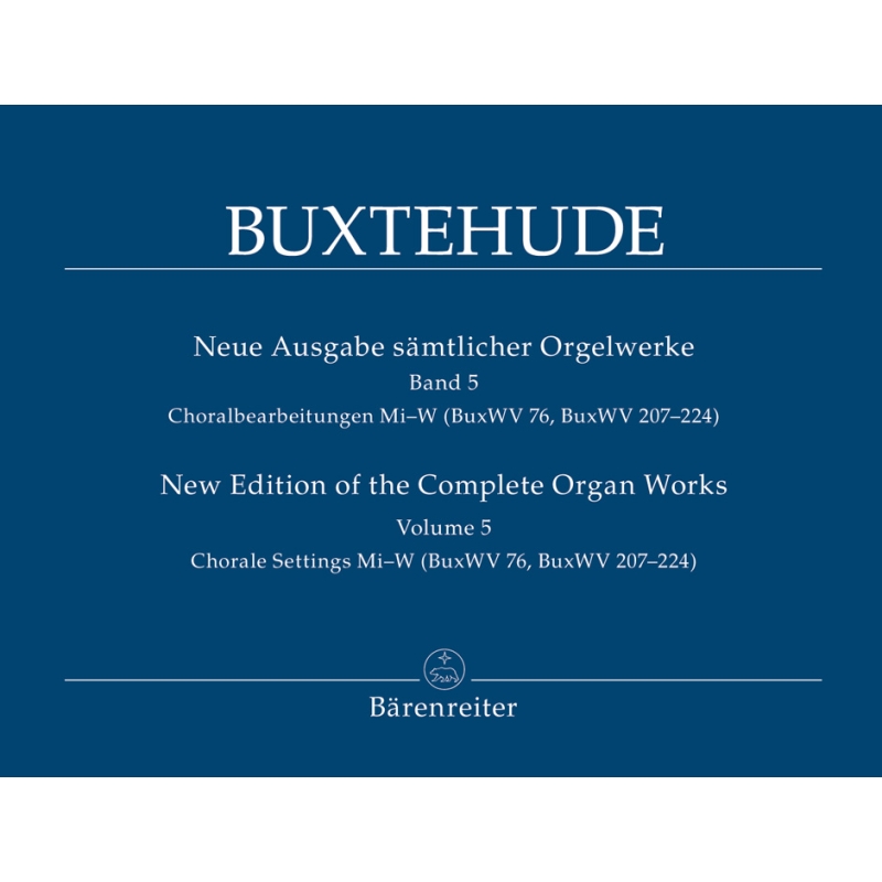 Buxtehude D. - Organ Works, Vol. 5 (complete) (new edition).