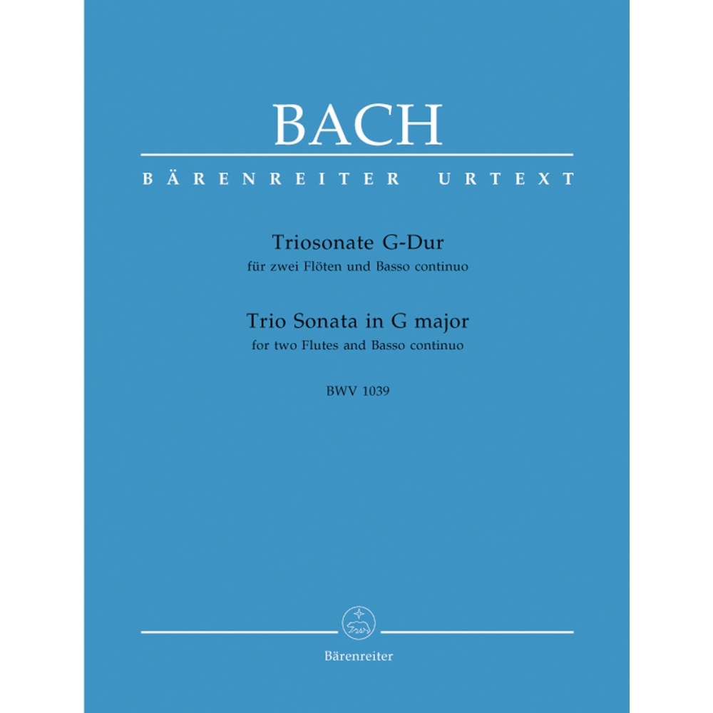 Bach J.S. - Trio Sonata in G (BWV 1039) (Urtext).