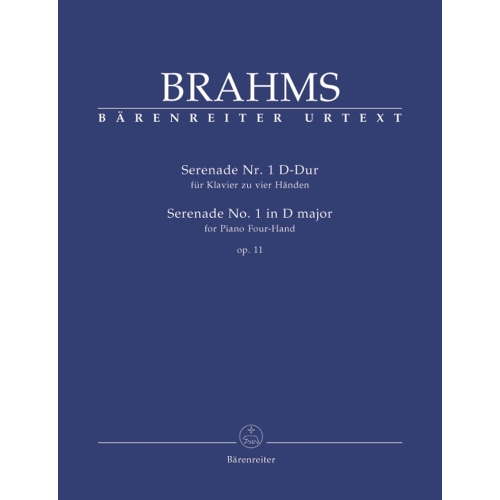 Brahms J. - Serenade No.1 in D major, Op.11 (Urtext).