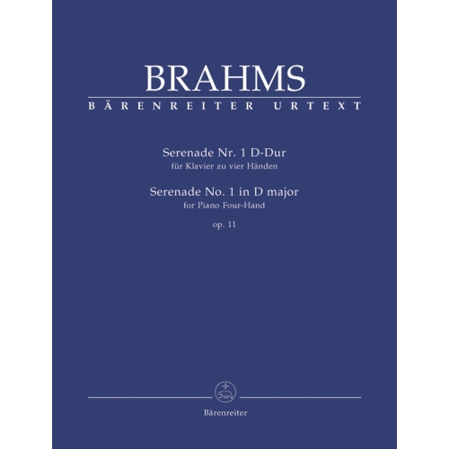 Brahms J. - Serenade No.1 in D major, Op.11 (Urtext).