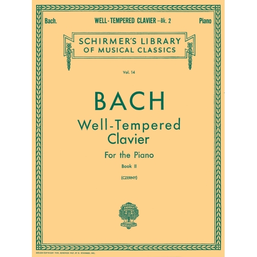 Bach,  J.S - Well Tempered Clavier - Book 2