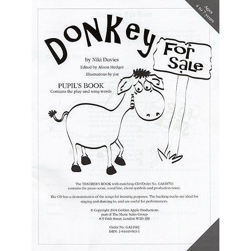 Davies, Niki - Donkey For Sale