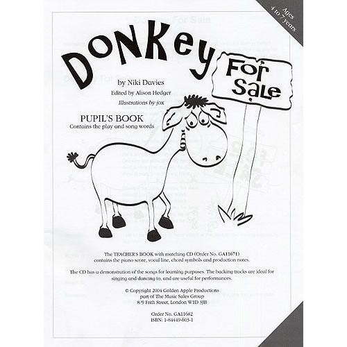 Davies, Niki - Donkey For Sale (Pupils Book)