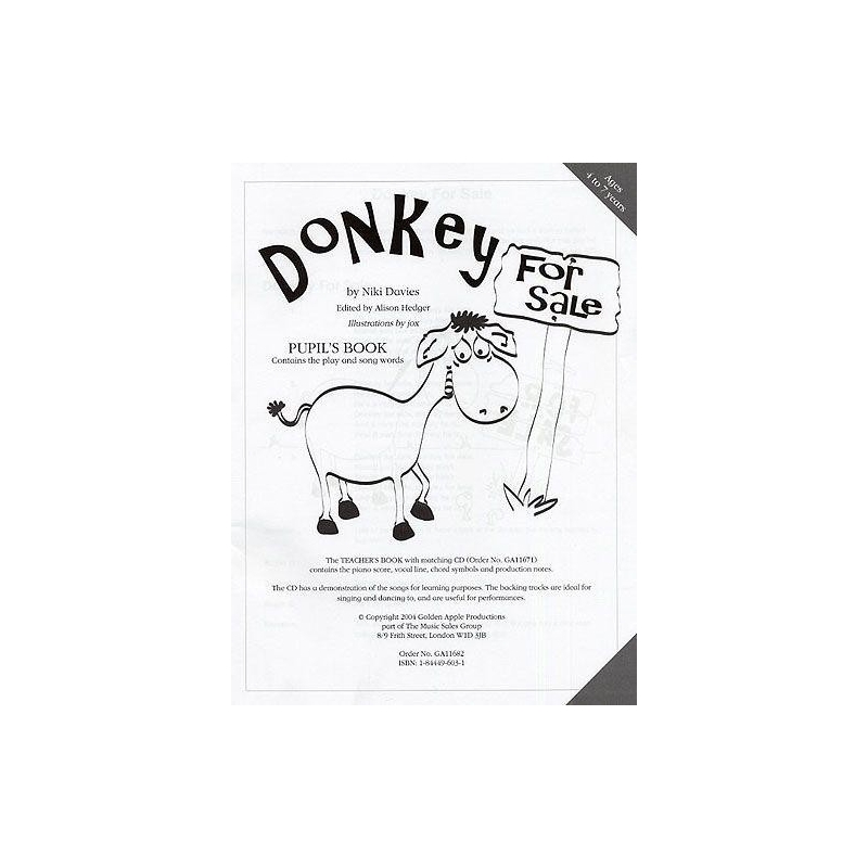 Davies, Niki - Donkey For Sale (Pupils Book)