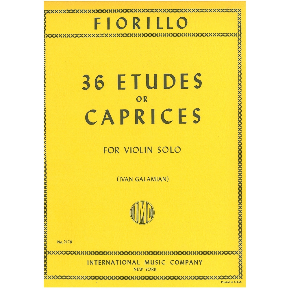 Fiorillo, Federigo - 36 Etudes or Caprices