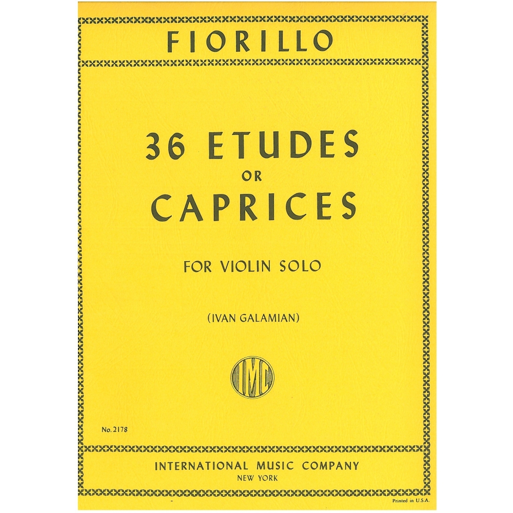 Fiorillo, Federigo - 36 Etudes or Caprices 