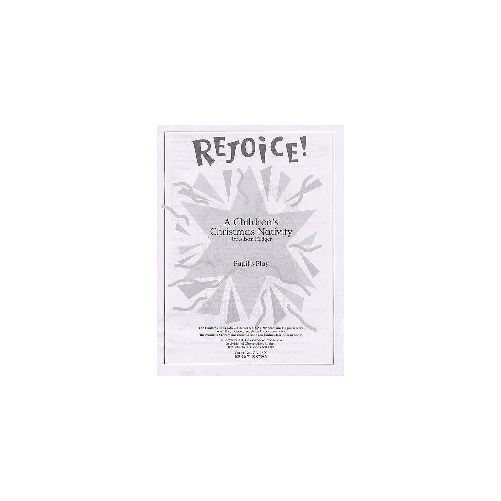 Hedger, Alison - Rejoice! A Children's Christmas Nativity