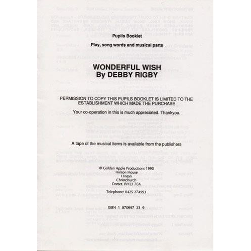 Rigby, Debby - Wonderful Wish