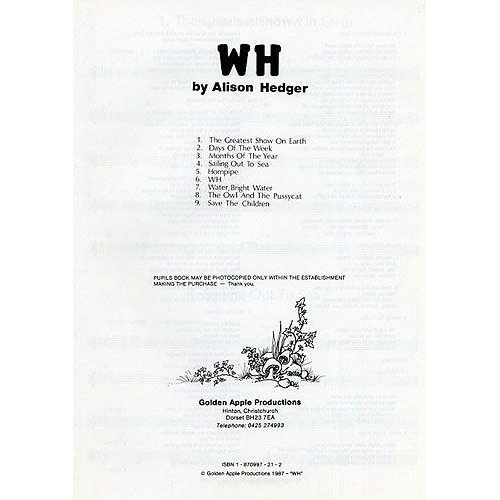 Hedger, Alison - WH (Pupils Book)