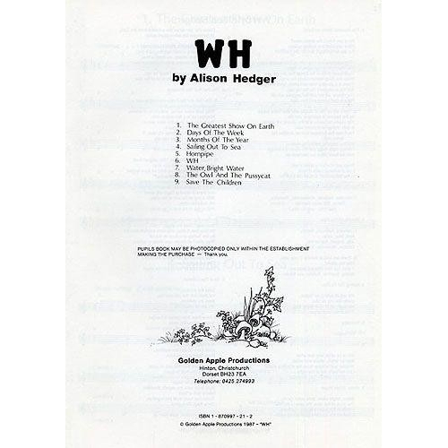 Hedger, Alison - WH