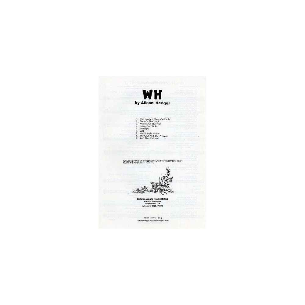 Hedger, Alison - WH