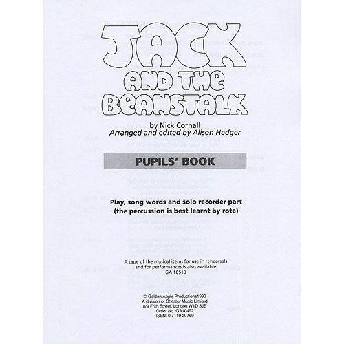 Cornall, Nick - Jack and...