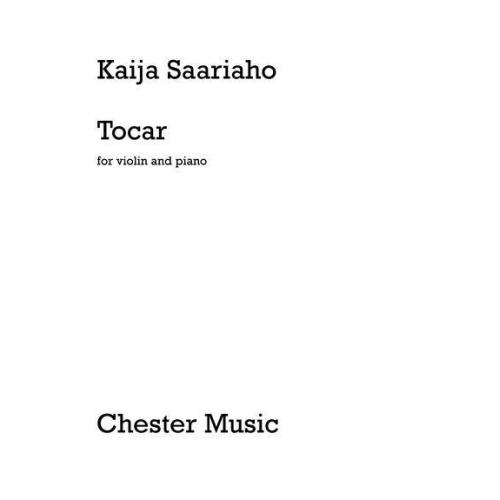 Saariaho, Kaija - Tocar for...