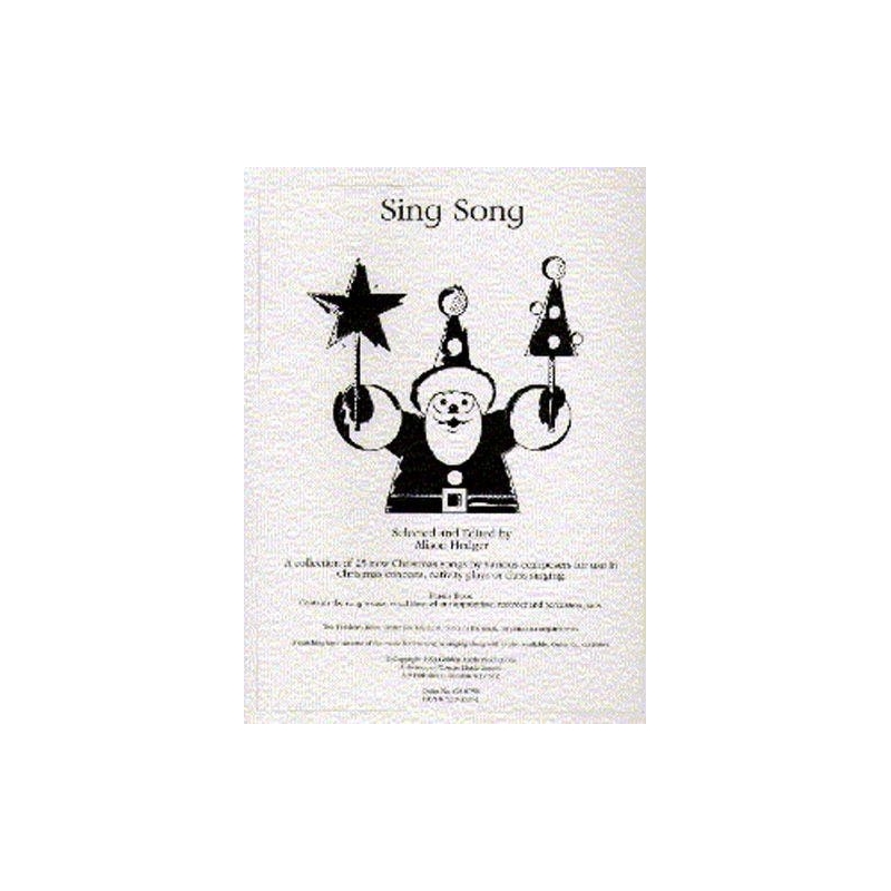 Hedger, Alison - Sing Song (Pupils Book)