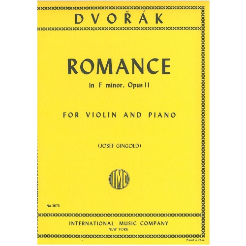 Dvorak, Antonin - Romance in F minor, op 11