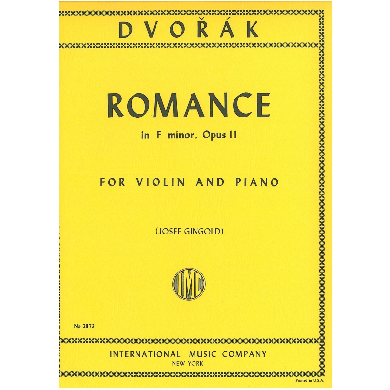 Dvorak, Antonin - Romance in F minor, op 11