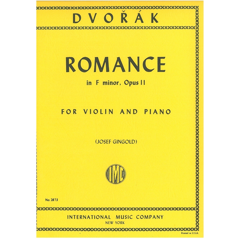 Dvo?ák, Antonín - Romance F minor op.11