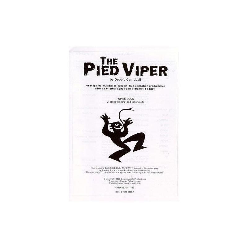 Campbell, Debbie - The Pied Viper (Pupils Book)