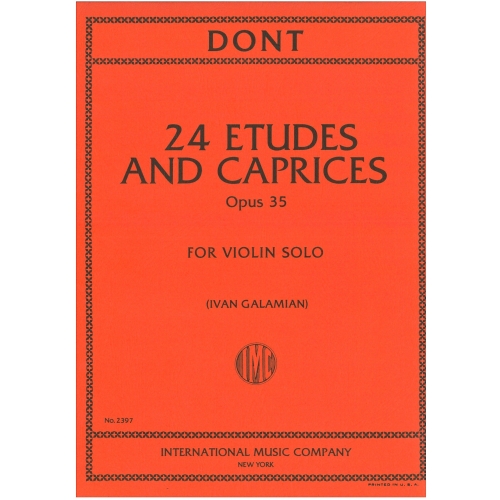 Dont 24 Etude and Caprices...