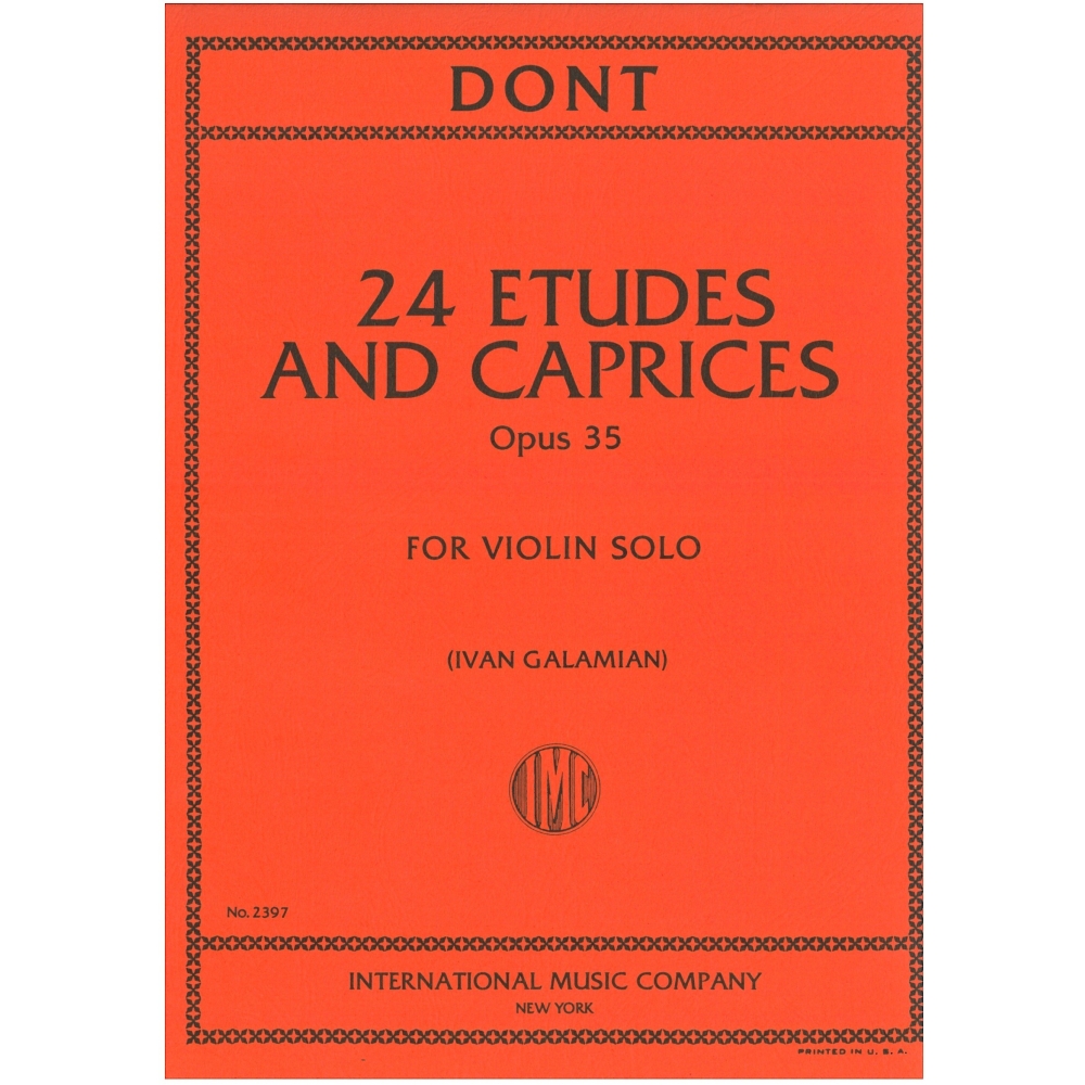 Dont, Jacob - Etudes & Caprices op.35 