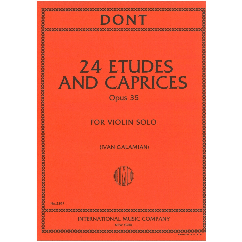 Dont 24 Etude and Caprices Op. 35