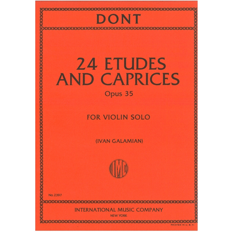 Dont, Jacob - Etudes & Caprices op.35 