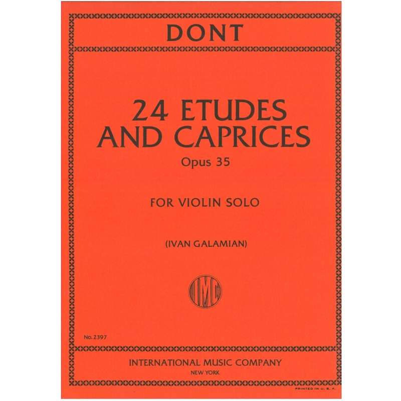 Dont 24 Etude and Caprices Op. 35