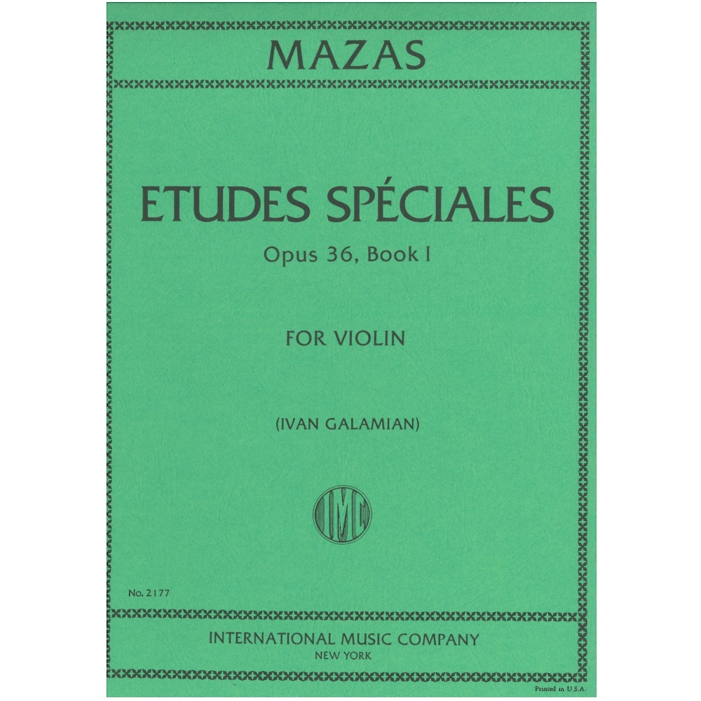 Mazas, Jacques-Féréol - Etudes Speciales op.36/1 