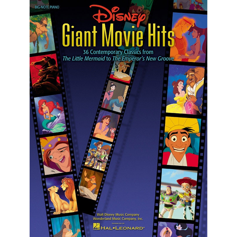 Disney Giant Movie Hits: Big Note Songbook