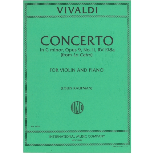 Vivaldi Concerto in C minor Op. 9 No. 11 RV198a