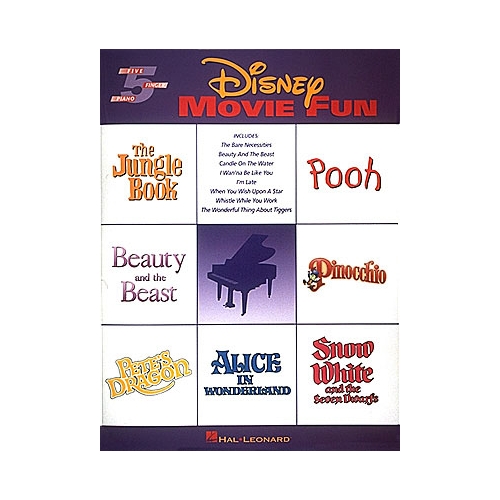 Disney Movie Fun: Five Finger Piano Songbook