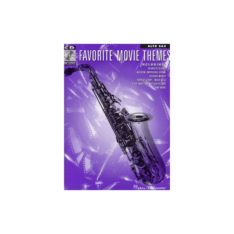 Favorite Movie Themes for Alto Sax