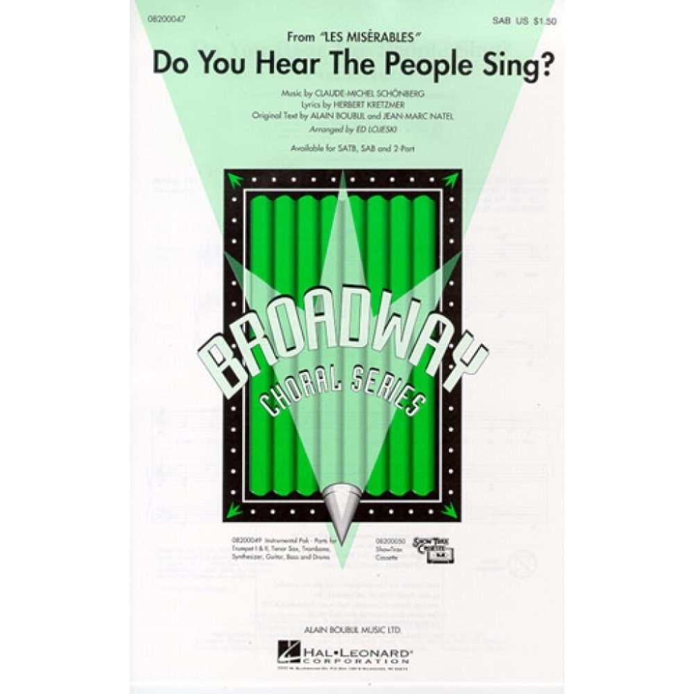 Schönberg, Claude-Michel - Do You Hear The People Sing?