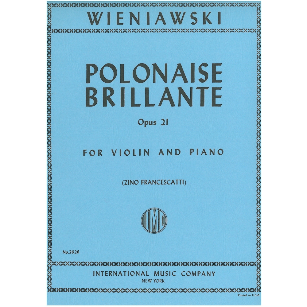 Wieniawski, Henryk - Polonaise Brillante A major op.21 