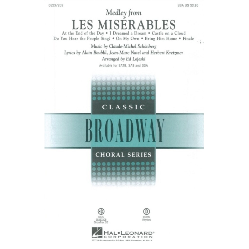 Claude-Michel Schonberg: Les Miserables - Medley (SSA)