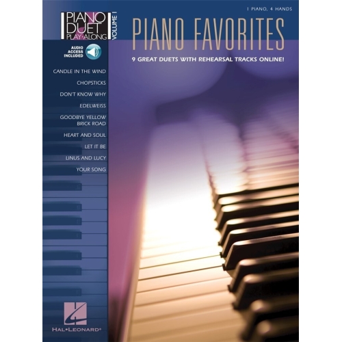 Piano Duet Play-Along Volume 1: Piano Favourites