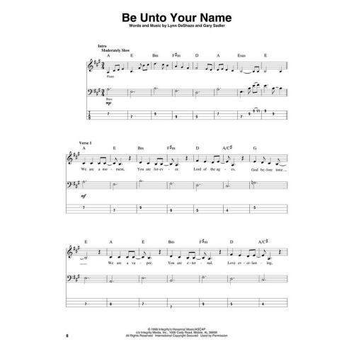 Holy Is the Lord - Bass...