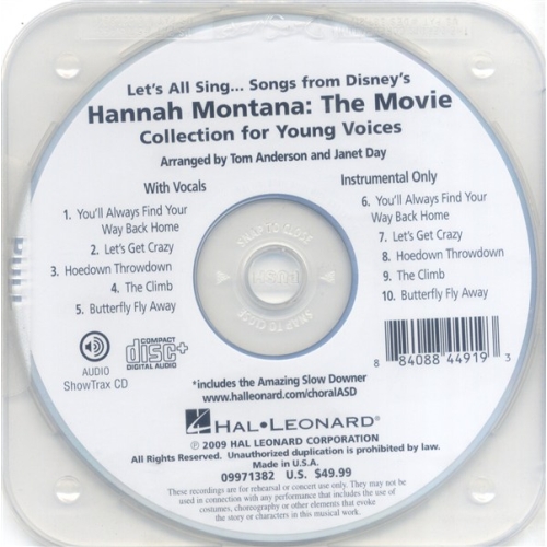 Let's All Sing Songs From Disney's Hannah Montana: Expressive Art (Choral)