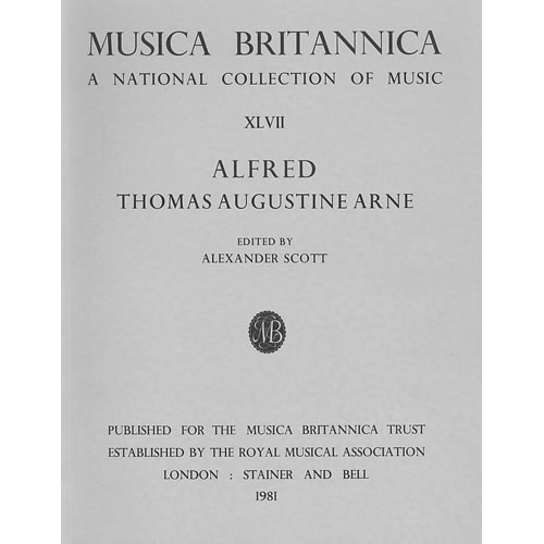 Arne, Thomas - Alfred. Opera. Full Score