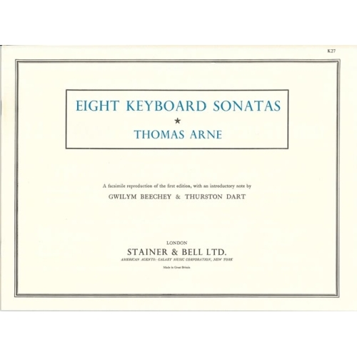 Arne, Thomas - Eight Sonatas