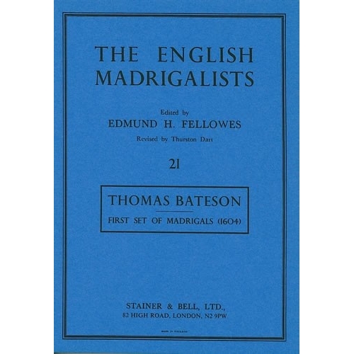 Bateson, Thomas - First Set of Madrigals (1604)