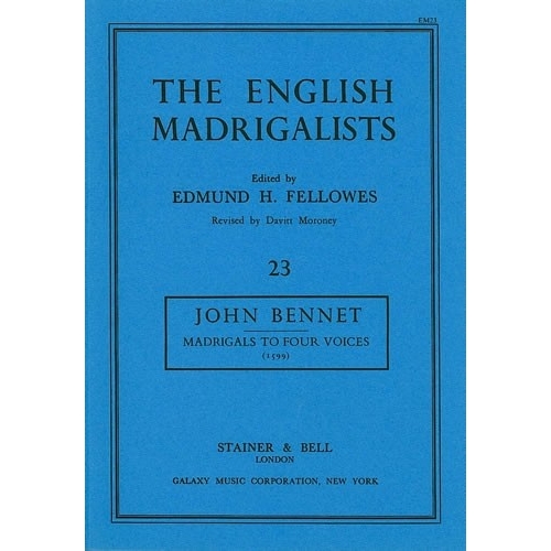 Bennett, John - Madrigals for Four Voices (1599)
