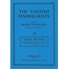 Bennett, John - Madrigals for Four Voices (1599)