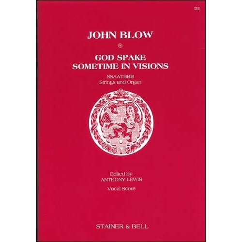 Blow, John - God spake...