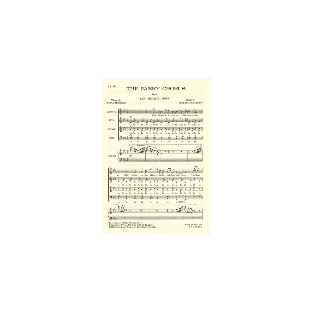 Boughton, Rutland - Faery Chorus from The Immortal Hour
