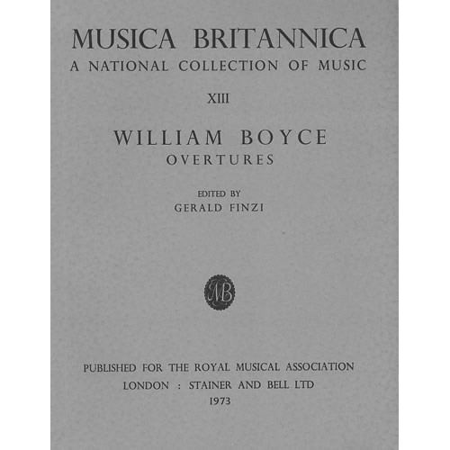 Boyce, William - Overtures for Orchestra